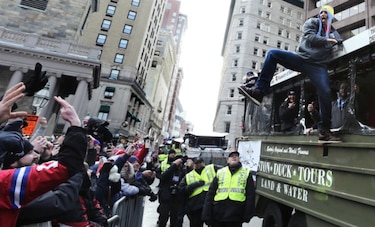 Patriots celebran en Boston su cuarto Super Bowl