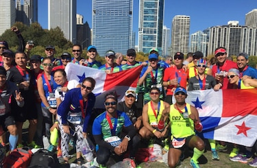 Panameños dejan su huella en el Maratón de Chicago