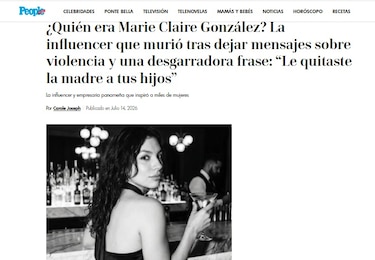 Marie Claire: Muerte de influencer panameña da la vuelta al mundo y ocupa titulares en medios internacionales
