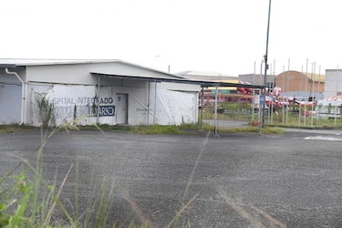 Hospital Modular Panamá Solidario: abandonado y en espera de su reubicación