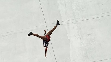 Realizarán función de danza vertical en el parque Omar