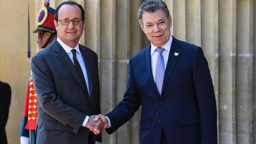 Hollande se reúne en Colombia con negociadores de acuerdo de paz con FARC