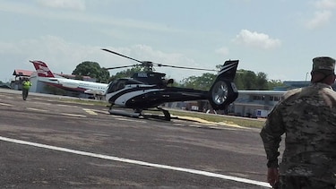 Helicóptero ligado a los Martinelli llegó a Panamá