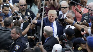 Donald Trump realiza servicio de jurado en Nueva York