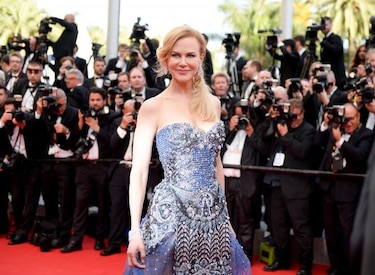 Nicole Kidman, princesa en la alfombra roja de Cannes