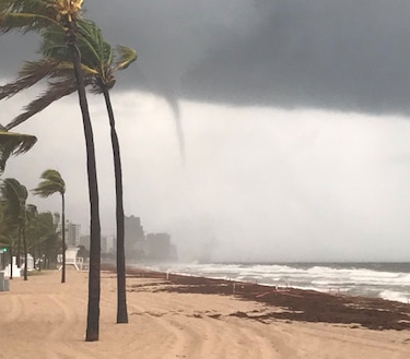 El sureste de Florida está bajo alerta de tornados
