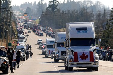 La protesta no disminuye en Canadá pese al estado de emergencia