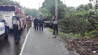 Un muerto por accidente vehicular en Gatún, Colón