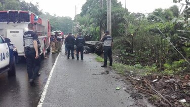 Un muerto por accidente vehicular en Gatún, Colón
