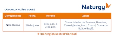 Trabajos de mantenimiento en la red eléctrica del 8 al 14 de junio de 2026