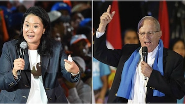 Encarnizado duelo Fujimori-Kuczynski en presidenciales de Perú