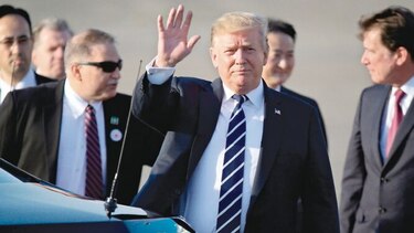 Donald Trump critica desbalance comercial entre Washington y Tokio