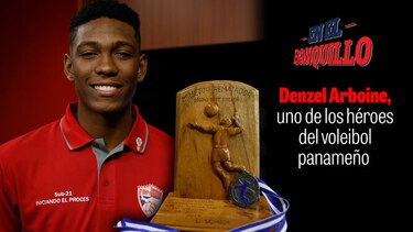 Denzel Arboine, uno de los héroes del voleibol panameño