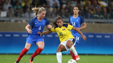 Francia debuta en el fútbol femenino de Río-2016 goleando 4-0 a Colombia