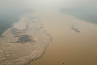 Porto Velho, la ciudad amazónica que no ve el sol por tanto humo de los incendios