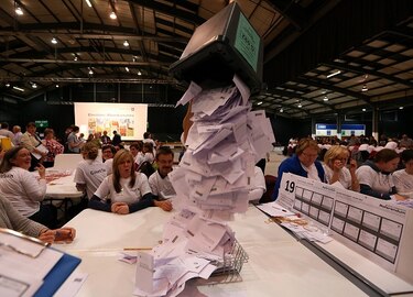 Escocia: El 'no' gana en los cinco distritos escrutados tras seis horas de recuento