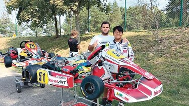 Piloto panameño prueba suerte en carrera de Bélgica