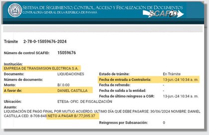 Tres gerentes y tres directores de Etesa buscan llevarse casi $1 millón en liquidaciones