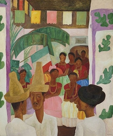 'Los rivales' de Diego Rivera, nuevo récord para el arte latino