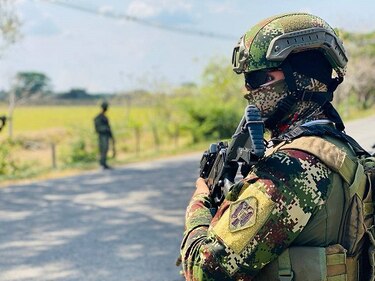 Al menos ocho disidentes de las FARC muertos en una operación del Ejército de Colombia