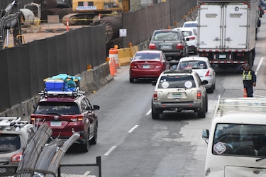 Comienza la inversión de carriles hacia la ciudad este lunes de carnaval; 125 mil vehículos fueron al interior
