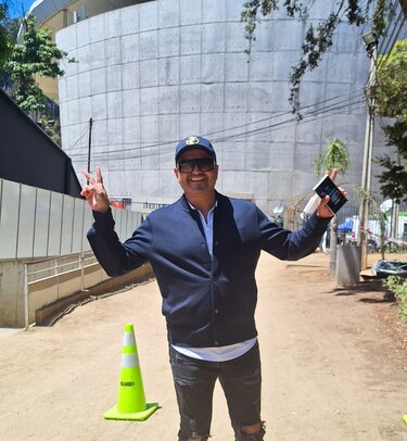 Jhonathan Chávez en la Quinta Vergara, representando a Panamá en el Festival de Viña del Mar