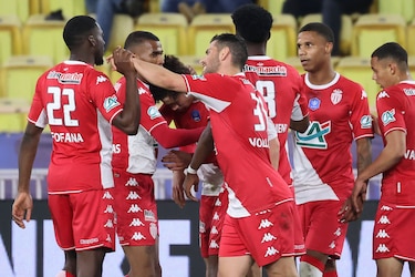 Mónaco a semifinales de copa tras ganar 2-0 al Amiens