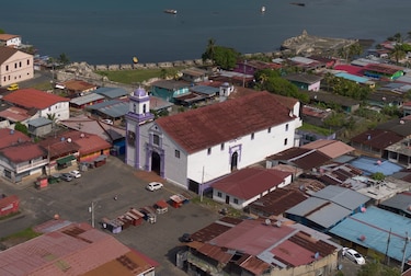 Estos son los trabajos de restauración en la Iglesia de Portobelo