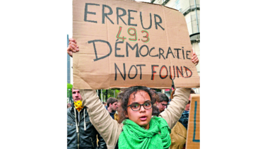 Protestas en Francia por reforma laboral