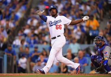 Yasiel Puig produce en los 'playoffs' para los Dodgers