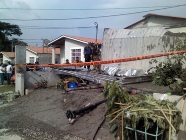 Un muerto y 3 heridos tras caída de losa en La Chorrera