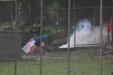 Protestas en la Universidad contra las reformas a la CSS: vía Transístmica fue reabierta 