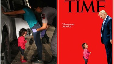 Padre de niña en portada de Time dice que ella está con la madre
