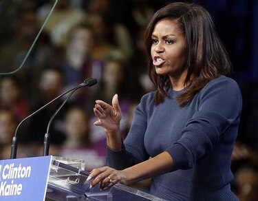 Michelle Obama critica a Trump por comentarios sexuales