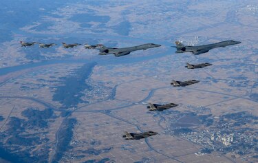 Estados Unidos envía bombarderos B-1 a la península coreana por primera vez desde 2017