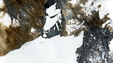 En Groenlandia se fractura por el calor el principal casquete glaciar