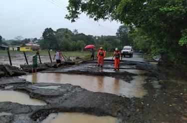 Inundaciones en Los Santos, Herrera y Veraguas: 200 casas bajo el agua y 1,850 cerdos ahogados