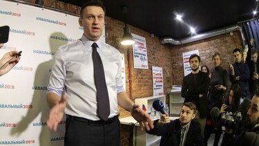 Opositor ruso Alexei Navalny abre oficina de campaña