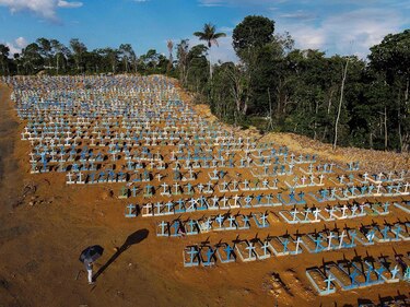 Brasil registra por primera vez más de 4,000 muertos por la Covid-19 en 24 horas