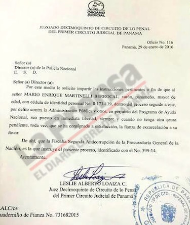 Mario Martinelli paga fianza de $2 millones y queda en libertad inmediata
