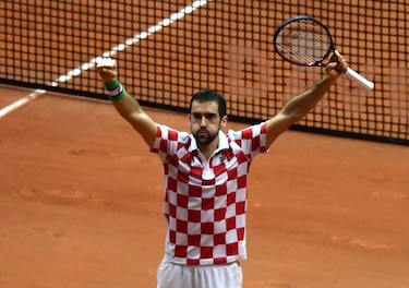 Croacia domina final de la Copa Davis