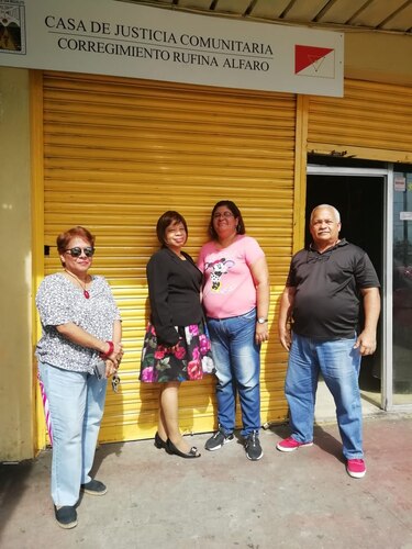 Desalojan de local a juez de paz de Rufina Alfaro en San Miguelito