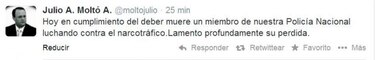 Fallecen dos agentes policiales durante un operativo antidroga
