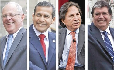 Odebrecht apoyó a presidentes peruanos