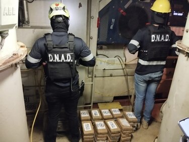Decomisan 45 paquetes con droga en un puerto en la provincia de Colón