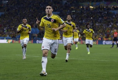 Colombia vence a Uruguay y pasa a cuartos de final