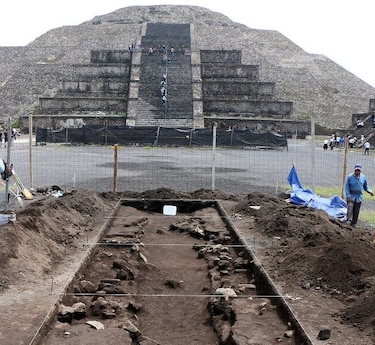 México: descubren enigmáticos cráteres en sitio arqueológico de Teotihuacán