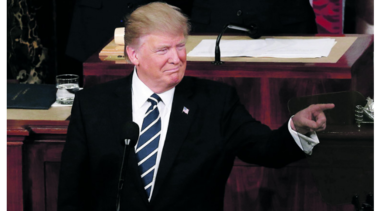 Trump reafirma políticas