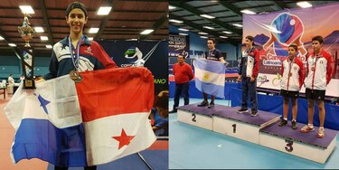 Jacobo Vahnish: Oro y clasificación al Mundial para Panamá en tenis de mesa
