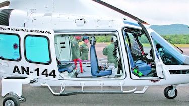 Gobierno recibe helicóptero ambulancia